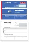 Herlitz Formularbuch Quittung 403, DIN A6, 2 x 50 Blatt