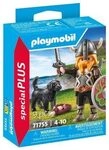 PLAYMOBIL 71755 Wikinger mit Wachhund