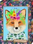 HEYE 300357 Puzzle Friendly Fox / Floral Friends