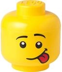 NHG LEGO&reg; Figurenkopf Figurenkopf albern gelb &Oslash;24x27cm