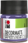Marabu 140105007 Marabu Decormatt Acryl Lavendel 007, 50 ml