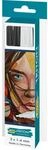 KREUL 17892 Triton Acrylic Paint Marker 1.4 2er Set Schwarz und Wei&szlig;