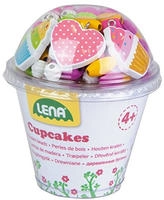 LENA&reg; 32002 Holzperlen Cupcake, pink