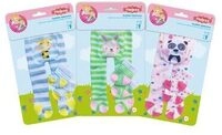 HELESS 878 Puppen-Strumpfhose mit S&ouml;ckchen Lustige Tiere, Gr&ouml;&szlig;e 35 -45 cm,