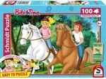Schmidt Spiele Puzzle - Bibi & Tina: Sommerausritt, 100 Teile, Eco-Friendly, Gras