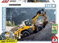 SCHMIDT SPIELE 56551 Kinderpuzzle 150 Teile Liebherr, Radlader L526