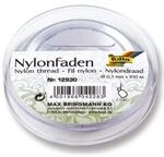 Folia Nylonfaden auf Spule, transparent, ca. 0,3 mm x 100 m, Tragkraft 2,5 kg