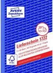 Avery Zweckform 1722 Lieferschein, A6, selbstdurchschreibend, 2x40 Blatt