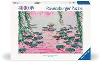 RAVENSBURGER 12001420 Puzzle f&uuml;r Erwachsene 4000 Teile Pink Water Lilies