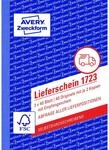 Avery Zweckform 1723 Lieferscheine mit Empfangsschein, A6,...