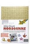 Folia Glitter Moosgummi Mosaik, selbstklebend, 6 B&ouml;gen, ca. 15 x 20 cm, 2 mm stark,