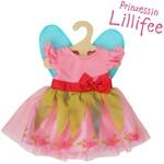 HELESS 1430 Puppenkleid "Prinzessin Lillifee" mit pinker Schleife, Gr. 28-35 cm