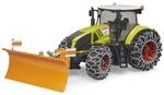 BRUDER&reg; 03018 Claas Axion mit Schneeketten und R&auml;umschild