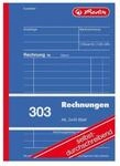 Herlitz Formularbuch Rechnung 303, DIN A6, 2 x 40 Blatt