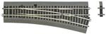 ROCO 42535 H0 Weiche rechts Wr15 mit Handantrieb, mit Bettung