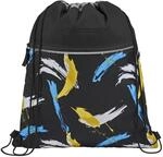 Coocazoo Turnbeutel Crazy Artnight schwarz 10 Liter