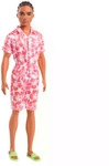 MATTEL HYT99 Barbie Fashionista Ken Puppe im Hawaii-Muster Outfit