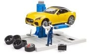 BRUDER 62112 bworld PKW Service Center und BRUDER Roadster