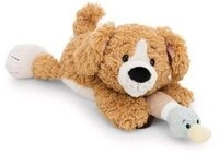 NICI 62149 Kuscheltier Hund braun & Ente 30 cm liegend GREEN