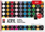 Marabu Acrylfarben Set BASIC, 80 x 3,5 ml