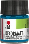 Marabu 140105056 Marabu Decormatt Acryl Cyan 056, 50 ml