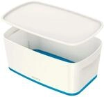 Leitz Aufbewahrungsbox MyBox&reg; klein mit Deckel, blau
