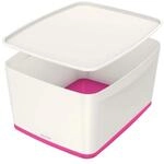 Leitz Aufbewahrungsbox MyBox&reg; gro&szlig; mit Deckel, pink