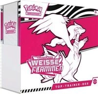 POKEMON 11364 PKM Pok&eacute;mon KP10.5 Karmesin & Purpur Top-Trainer-Box &ndash; Wei&szlig;e
