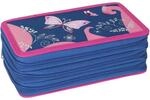 Eberhard Faber 577470 - Triple Decker Sch&uuml;ler-Etui mit Schmetterlingsmotiv