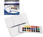Daler-Rowney Aquarellfarben Studio Set Aquafine 24x 1/2 N&auml;pfchen