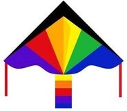 INVENTO 102145 Simple Flyer Rainbow 120 cm