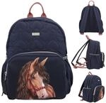 Depesche 13191 Miss Melody Rucksack mit Herzsteppung GLITTER HORSE