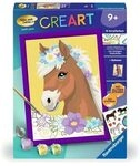 RAVENSBURGER 23999 CreArt Kinder Pferd mit Blumen