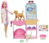 MATTEL JFX93 Barbie Gute Besserung Tierkrankenstation-Spielset