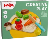 HABA 2012076001 Creative Play &ndash; Gem&uuml;se-Set mit Brettchen & Messer