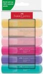 Faber-Castell 6er Kartonetui Textmarker 46 Pastell Strichst&auml;rken 1, 2 und 5 mm