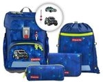 STEP BY STEP 138047 CLOUD Schulranzen-Set Police Truck Charly, 5-teilig