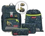 STEP BY STEP 138048 CLOUD Schulranzen-Set Bagger Rocco, 5-teilig