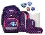 ERGOBAG 01298-900K2-11 Schulranzen-Set PerlentauchB&auml;r pack, Pink, Lila