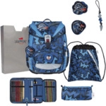 DERDIEDAS D845100119600 Schulrucksack-Set 5-teilig Dark Dragon ErgoFlex Light Set