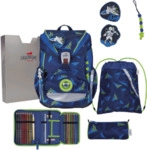 DERDIEDAS D845500120100 Schulrucksack-Set 5-teilig Moon Mission ErgoFlex Light...