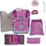 DERDIEDAS D851100119800 Schulranzen-Set 5-teilig Sweet Sprinkles ErgoFlex Tiny