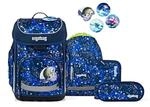 ergobag cubo set Schulranzen-Set OzeanB&auml;rwohner, 5-teilig Blau 19 Liter