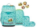 ERGOBAG 01510-90393-10 Schulranzen-Set ReitB&auml;rtraum cubo, Blau, T&uuml;rkis