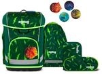 ergobag CUBO light Schulranzen-Set B&auml;rtastisch Gr&uuml;n 5-teilig 19 Liter