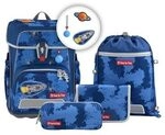 STEP BY STEP 138087 CLOUD REFLECT Schulranzen-Set Rocket Novo, 5-teilig