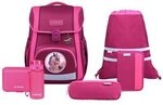 MCNEILL 9664319000 Bravo Berry Schulranzen &ndash; 9-teiliges Set mit Brotdose,