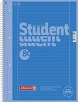 BRUNNEN 1067927133 Collegeblock Premium Student Colour Code A4 liniert, mit Randlinie