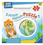 RAVENSBURGER 04589 Plitsch-Platsch-Puzzle 10 Teile Lieblingstiere
