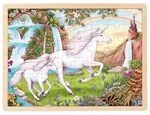 goki 57366 Einlegepuzzle Einhorn